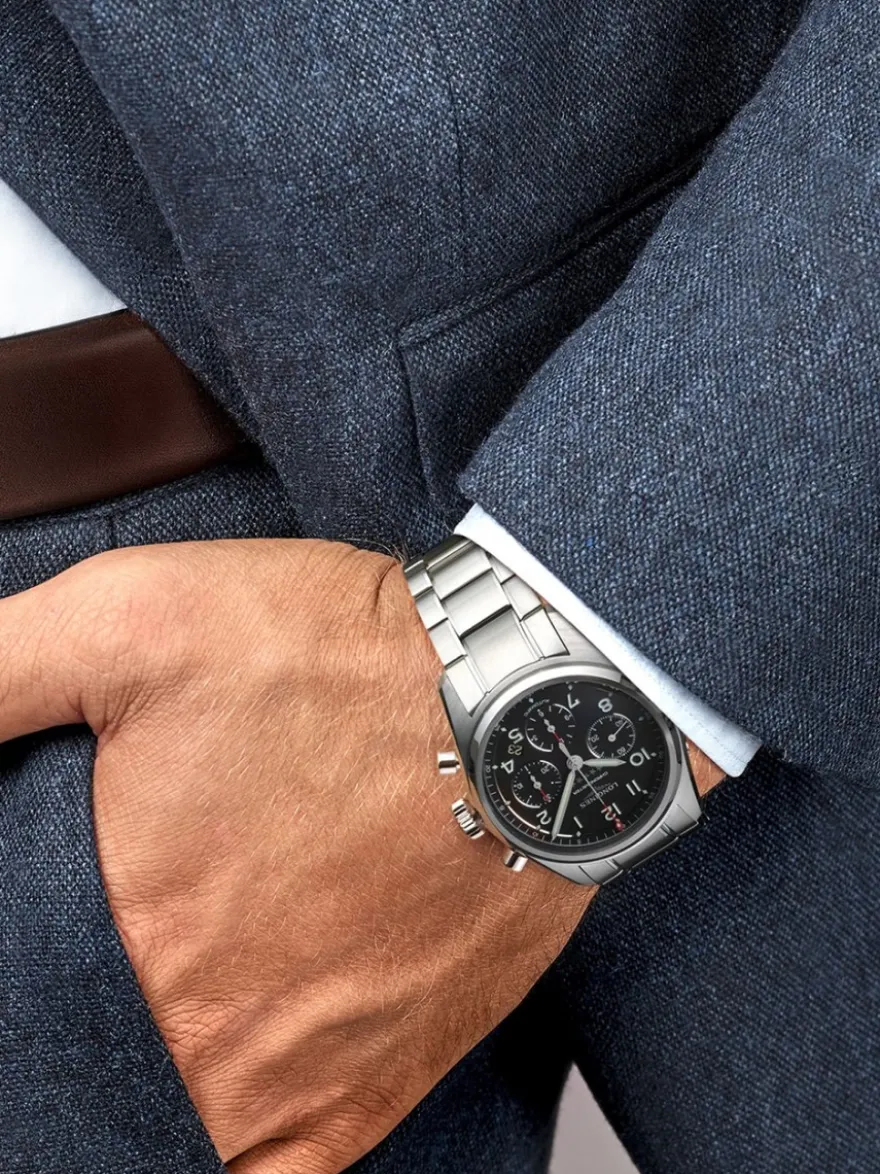 Longines Spirit Chronograph L38204536 + Luxe Cadeau