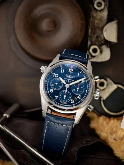 Longines Spirit Chronograph horloge L3.820.4.93.0 + Cadeau