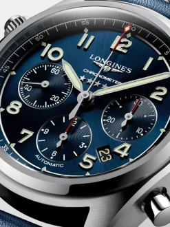 Longines Spirit Chronograph horloge L3.820.4.93.0 + Cadeau