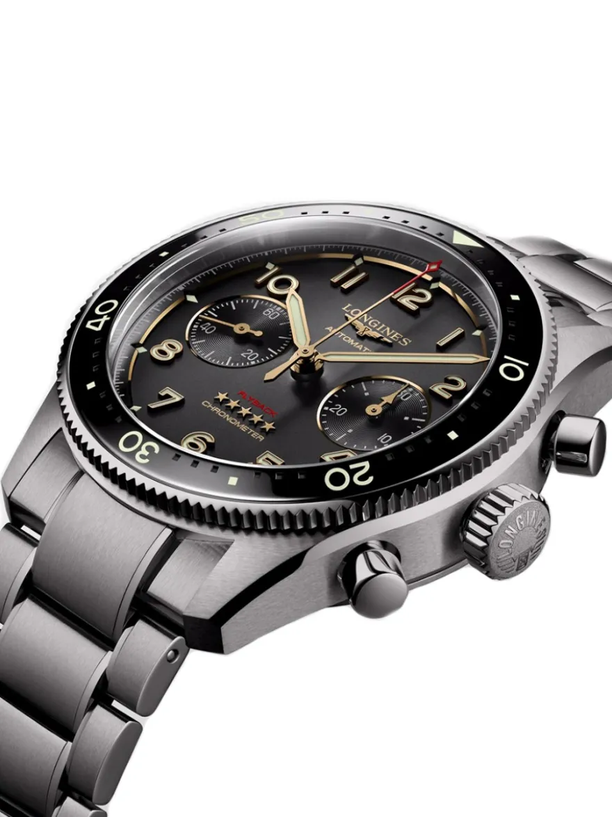 Longines Spirit Flyback Titanium L3.821.1.53.6 + Luxe Cadeau