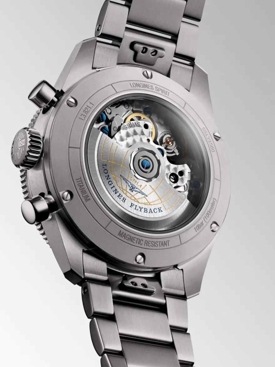 Longines Spirit Flyback Titanium L3.821.1.53.6 + Luxe Cadeau