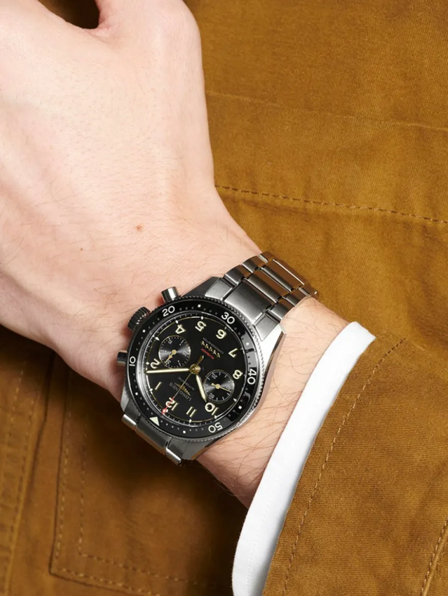 Longines Spirit Flyback Titanium L3.821.1.53.6 + Luxe Cadeau