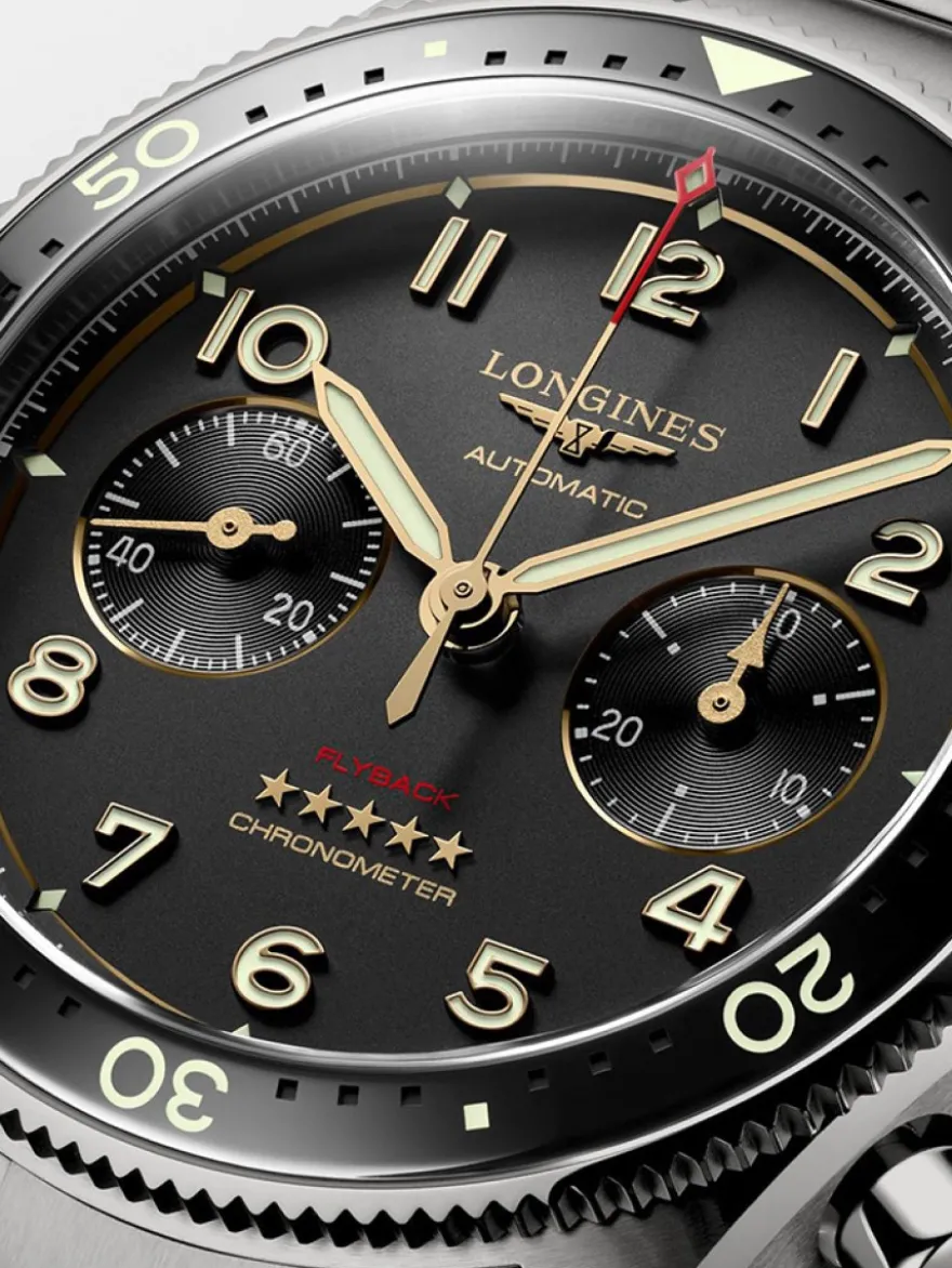 Longines Spirit Flyback Titanium L3.821.1.53.6 + Luxe Cadeau