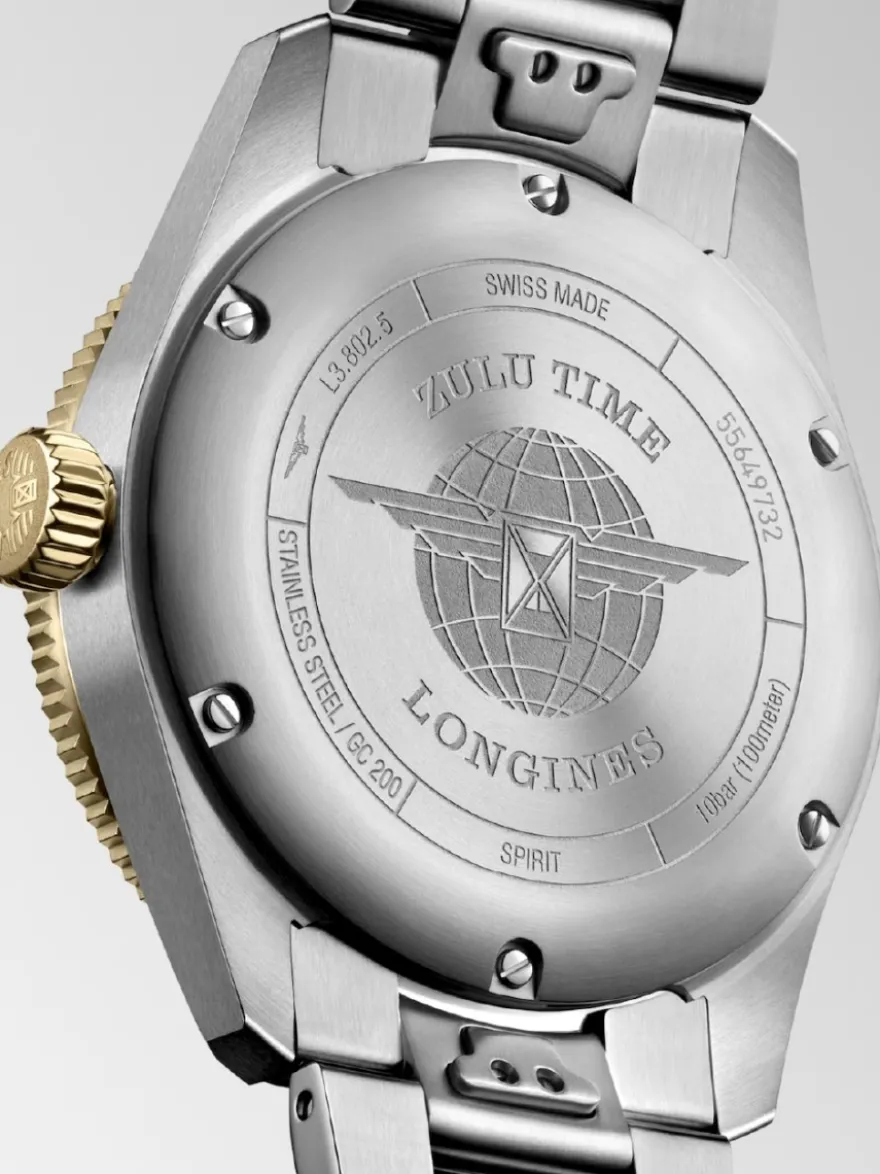 Longines Spirit Zulu Time L3.802.5.53.6 + Luxe Cadeau