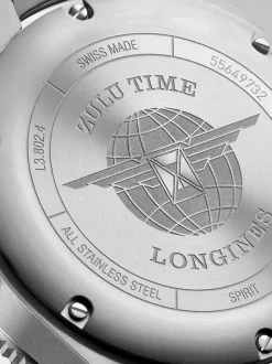 Longines Spirit Zulu Time 39mm L3.802.4.53.6 + Luxe Cadeau