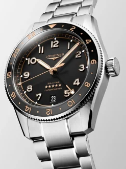Longines Spirit Zulu Time 39mm L3.802.4.50.6 + Luxe Cadeau