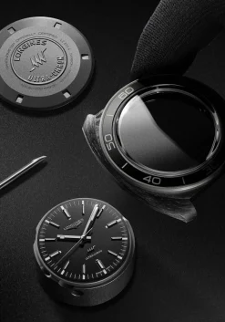 Longines Ultra-Chron Carbon L2.839.4.52.2 + Luxe Cadeau