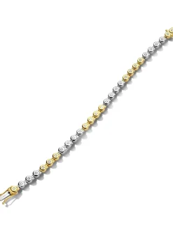 Luxe bicolor tennisarmband + Luxe cadeau