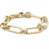 Luxe geelgouden closed-forever armband + Cadeau