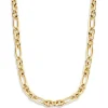 Luxe geelgouden collier schakels + cadeau