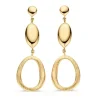 Luxe oorstekers geelgoud + Cadeau