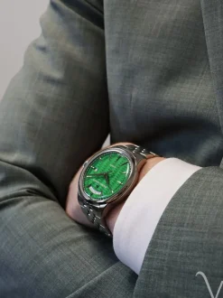 Maurice Lacroix 1975 Automatic Sapin Green Limited Edition 756058-SS002-630-1 + Luxe Cadeau