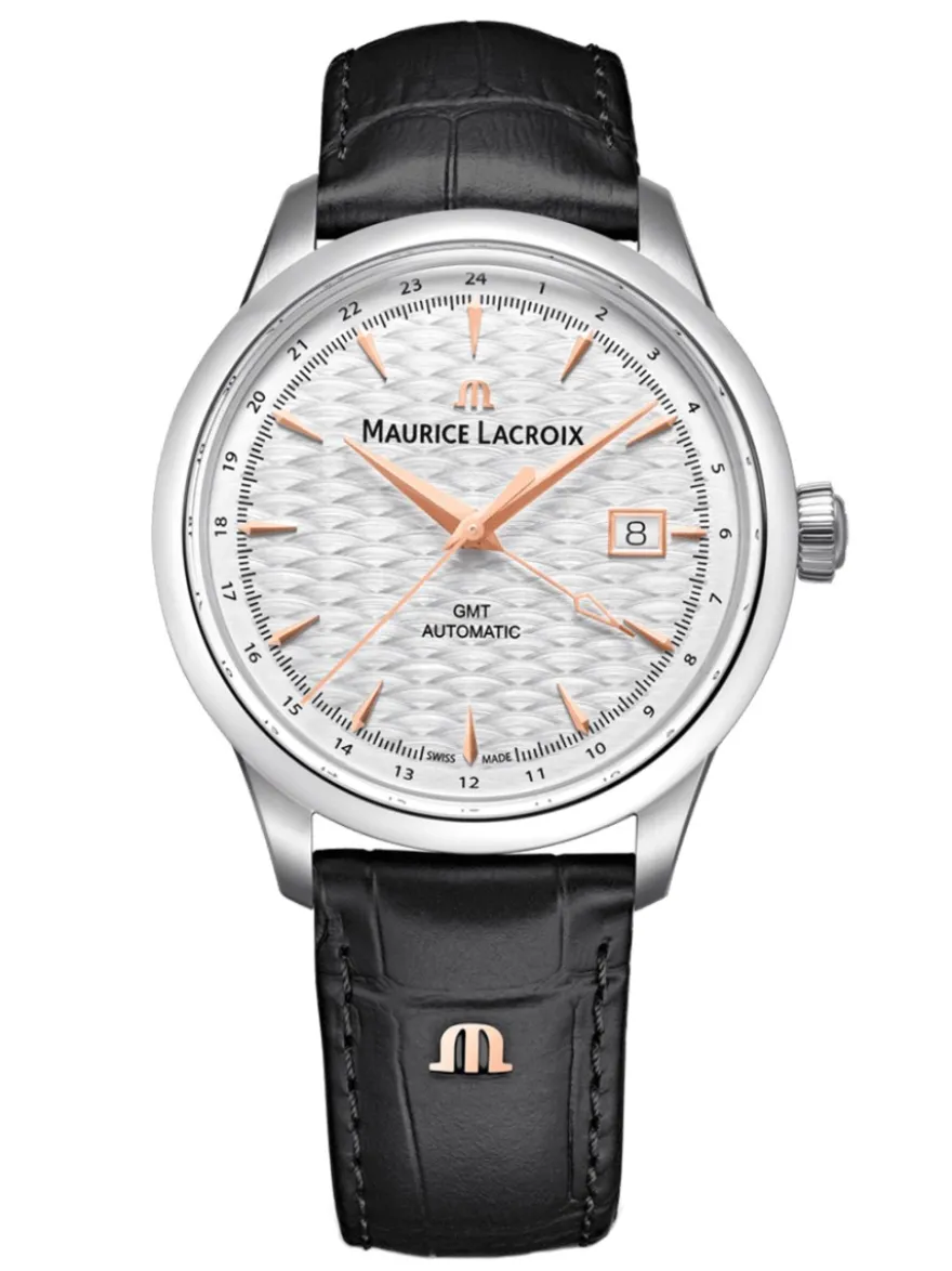 Maurice Lacroix 1975 Automatic Vagues Du Jura GMT Limited Edition 756048-SS001-131-2 + Luxe Cadeau