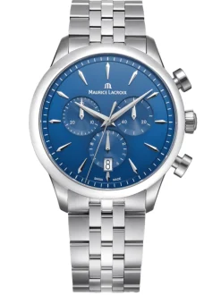 Maurice Lacroix 1975 Quartz Chronograph 751038-SS002-430-1 + Luxe Cadeau
