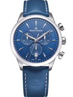 Maurice Lacroix 1975 Quartz Chronograph 751038-SS001-430-4 + Luxe Cadeau