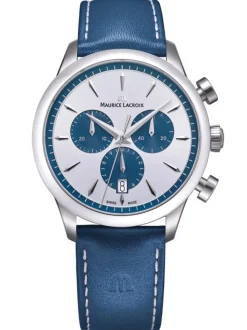 Maurice Lacroix 1975 Quartz Chronograph 751038-SS001-131-4 + Luxe Cadeau