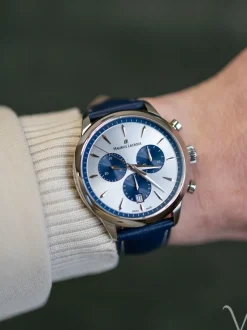 Maurice Lacroix 1975 Quartz Chronograph 751038-SS001-131-4 + Luxe Cadeau