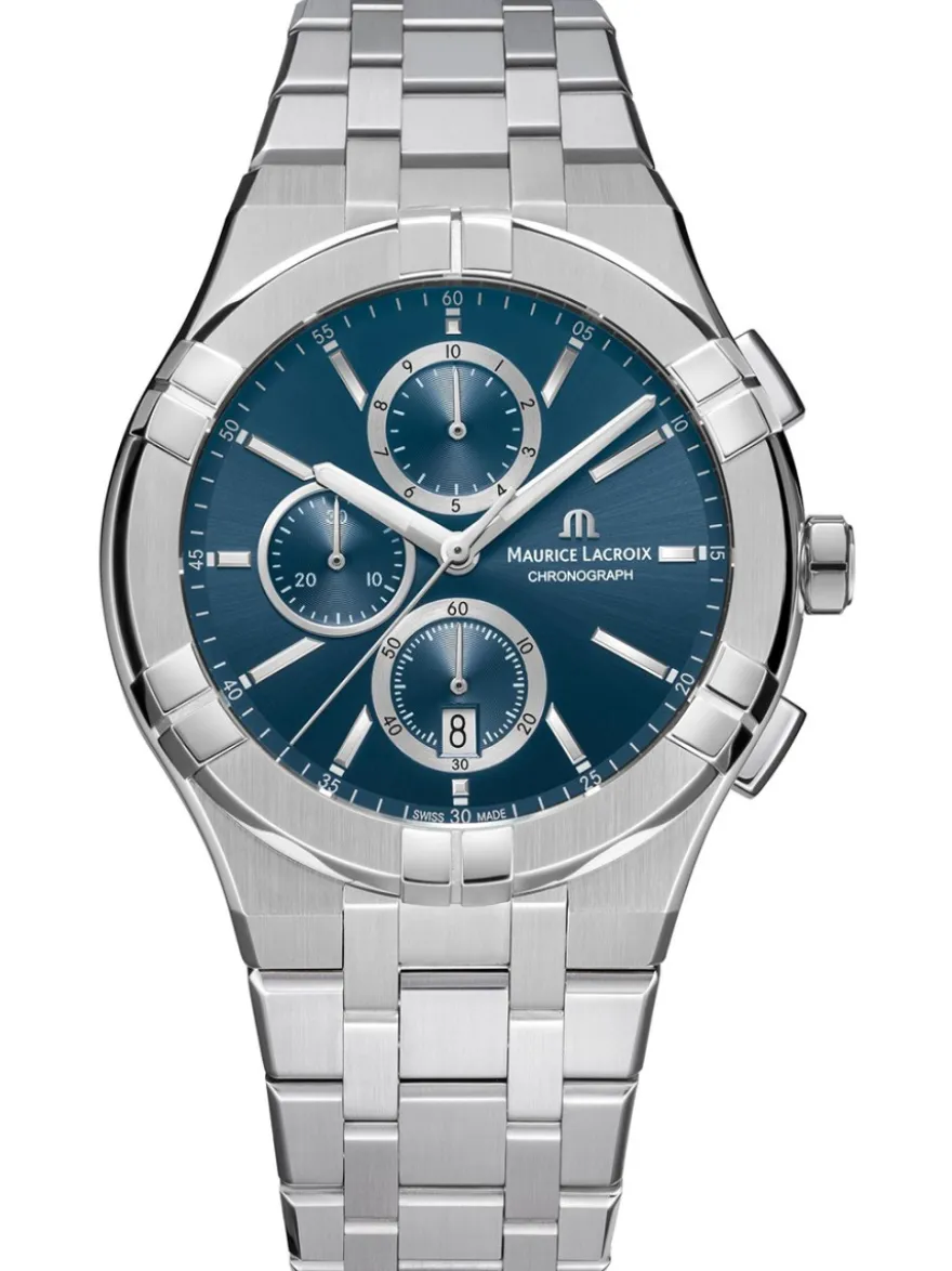 Maurice Lacroix Aikon Chronograph Quartz AI1118-SS002-430-1 + Luxe Cadeau