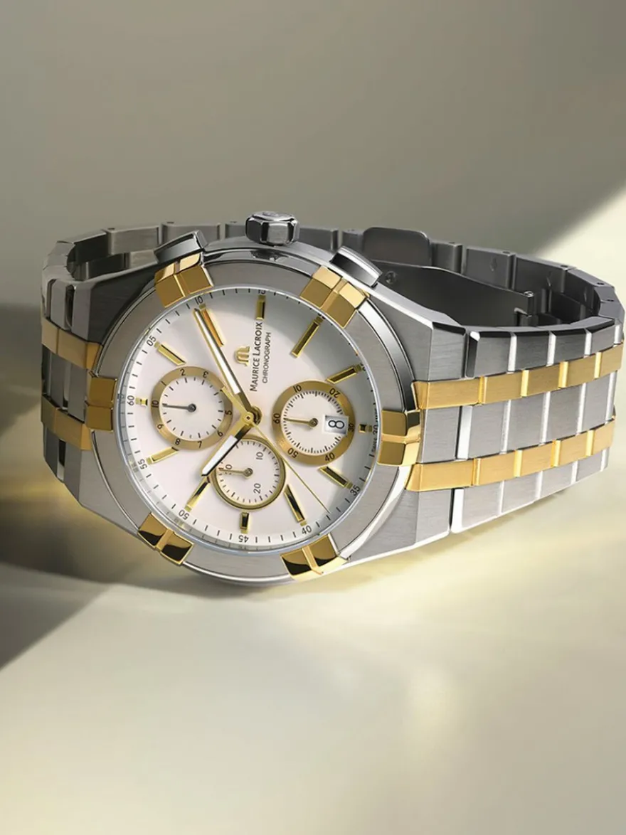 Maurice Lacroix Aikon Chronograph Quartz AI1118-PVY03-130-1 + Luxe Cadeau