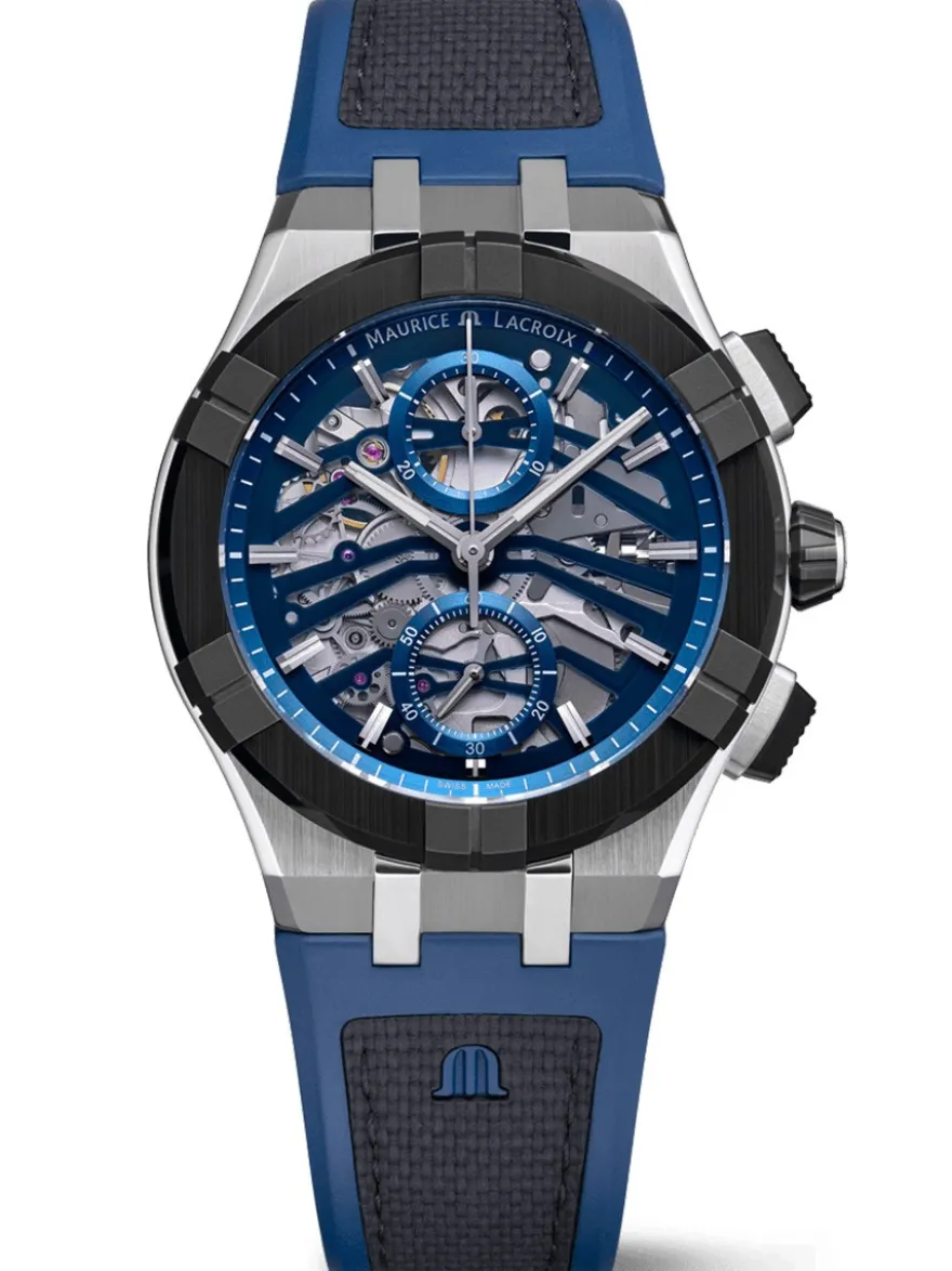 Maurice Lacroix Aikonic Automatic Chronograph Skeleton AC8018-SSL20-030-4