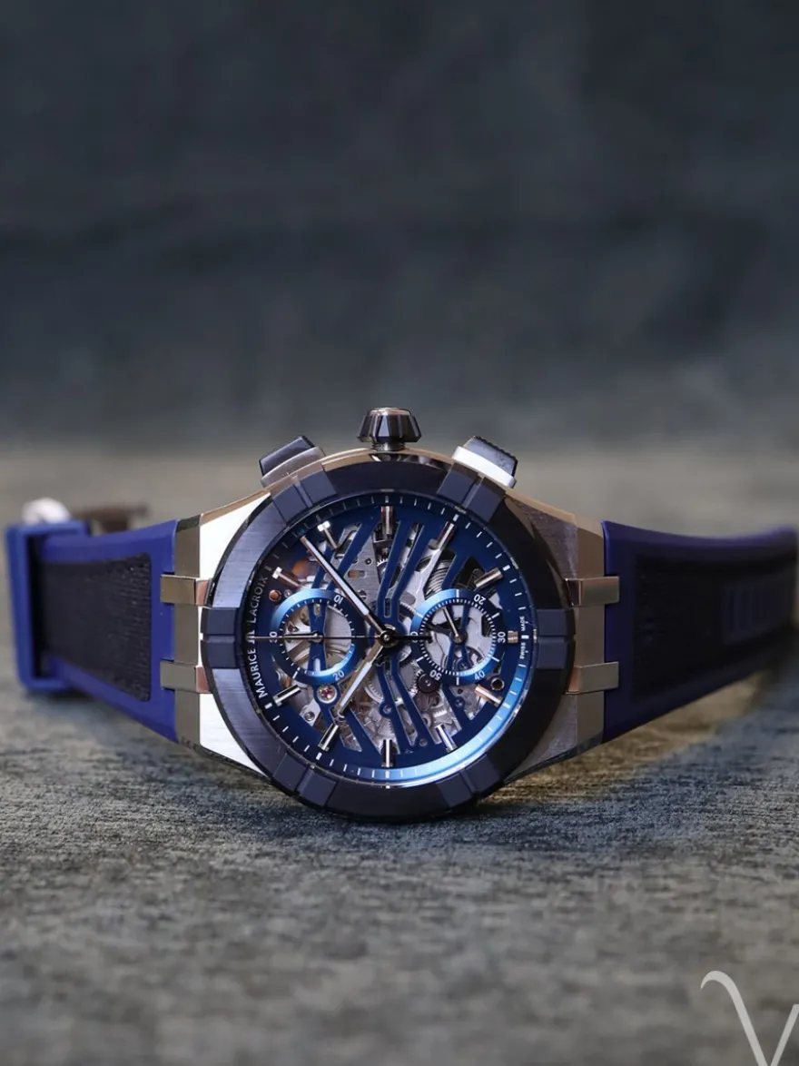 Maurice Lacroix Aikonic Automatic Chronograph Skeleton AC8018-SSL20-030-4