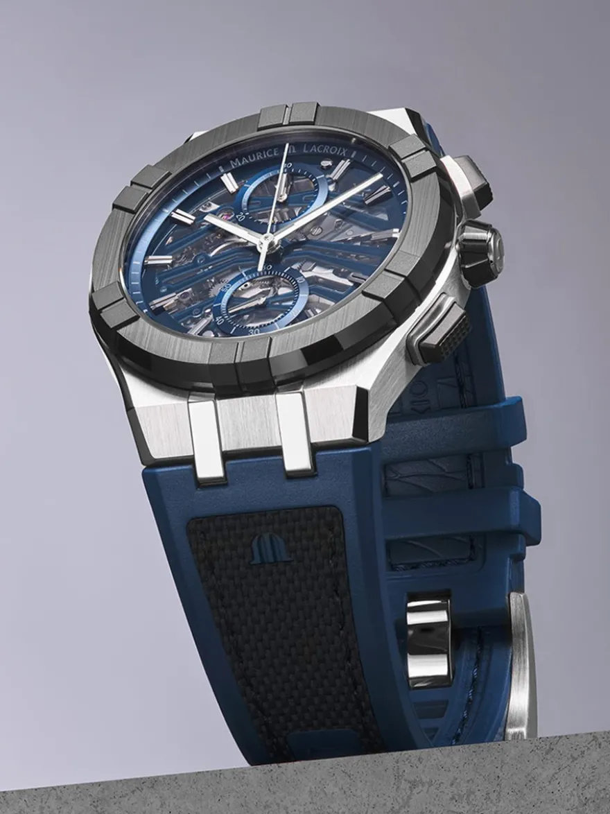 Maurice Lacroix Aikonic Automatic Chronograph Skeleton AC8018-SSL20-030-4