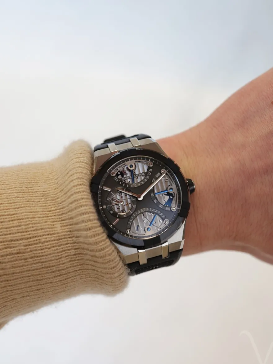 Maurice Lacroix Aikonic Master Triple Retrograde AC6068-SSL20-230-2 + Luxe Cadeau
