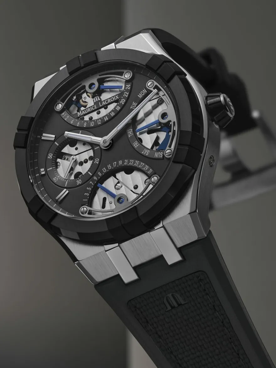 Maurice Lacroix Aikonic Master Triple Retrograde AC6068-SSL20-230-2 + Luxe Cadeau