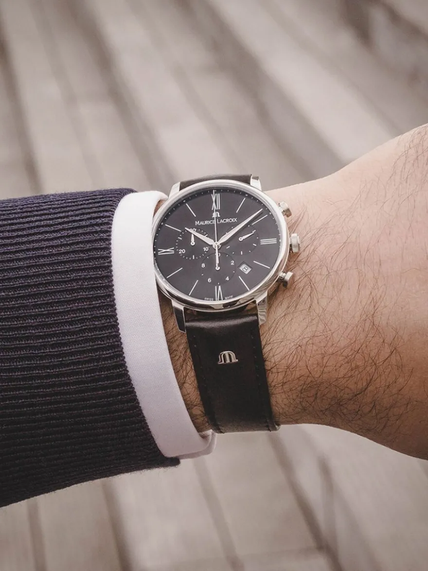 Maurice Lacroix Eliros Chronograph EL1098-SS001-310-1 + Luxe Cadeau