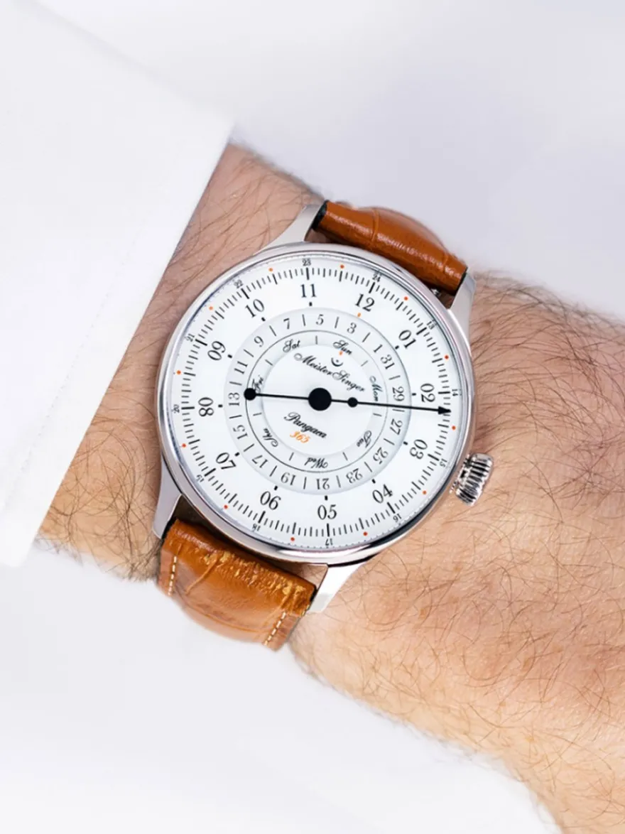 Meistersinger Pangaea Day Date PDD365901 + Luxe Cadeau