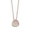 Moondrops collier & hanger met briljant + Luxe collier
