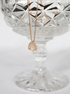 Moondrops collier & hanger met briljant + Luxe collier