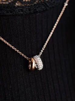 Moondrops collier met briljant M099N23RW14 + Luxe cadeau
