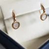Moondrops oorbellen met diamant M004E28W14 + Luxe Cadeau