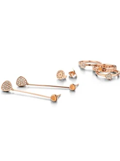 Moondrops oorsieraad met briljant en maansteen + Luxe cadeau