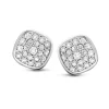 Moondrops oorstekers witgoud met diamant + Luxe cadeau