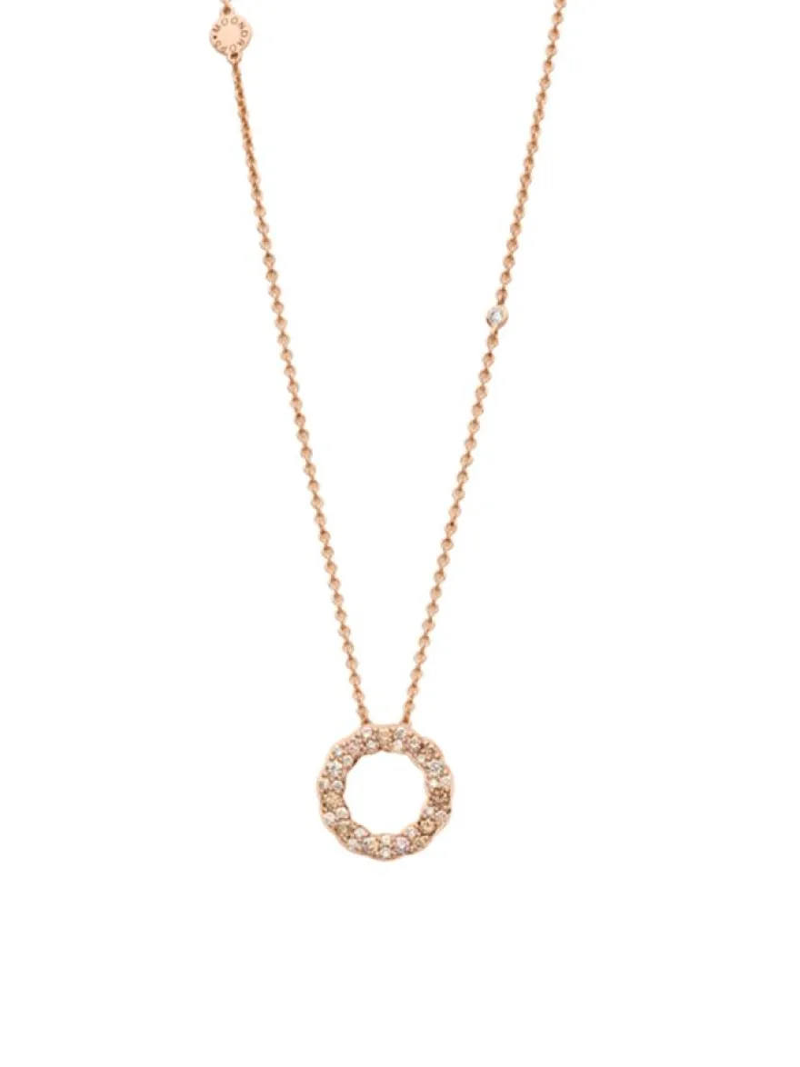 Moondrops roségouden collier M098N50BRDR14 + Luxe Cadeau