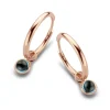 Moondrops roségouden creolen met topaas M079PE00BTR14