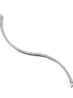 Platina diamanten tennisarmband 3.87ct. + Luxe cadeau