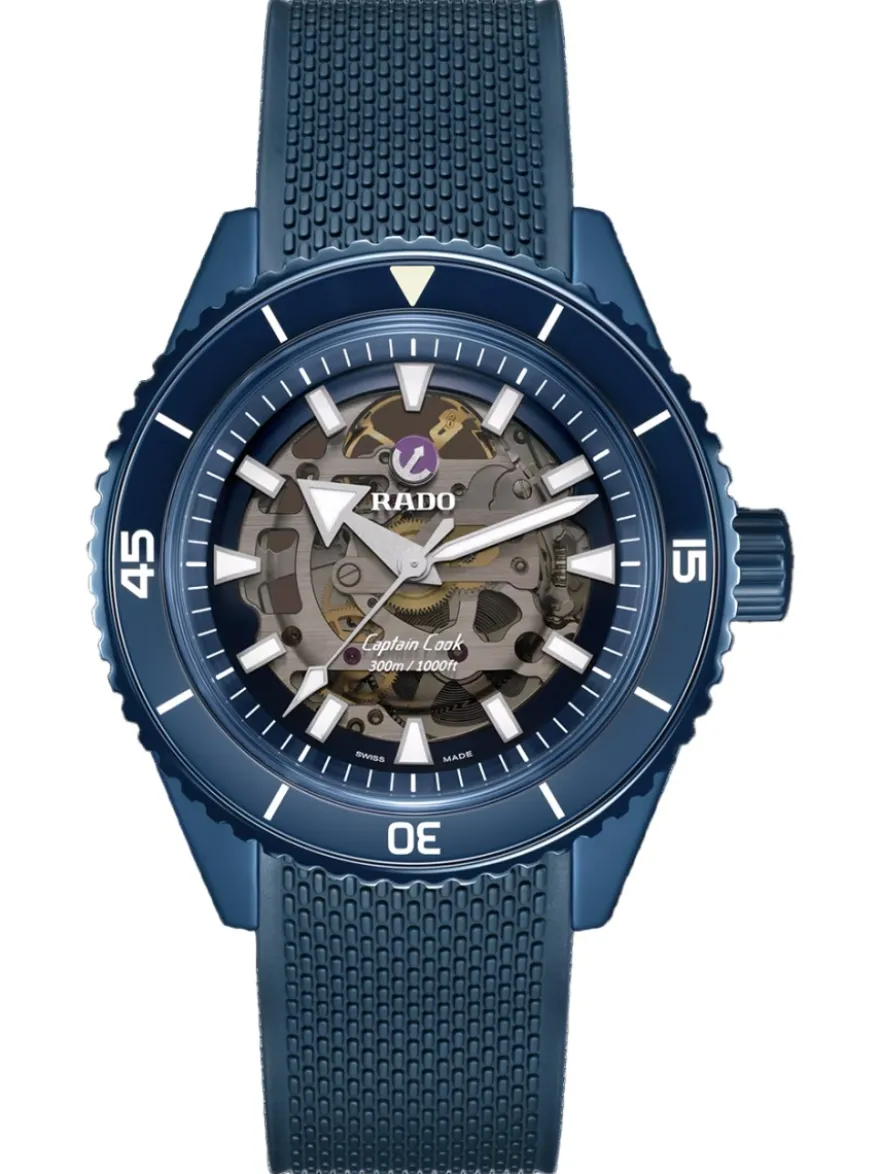 Rado Captain Cook High-Tech Ceramic Skeleton R32153209 + Luxe Cadeau