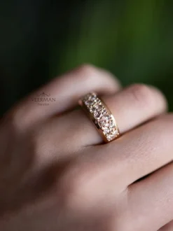 Roos 1835 Eve Collection roségouden ring diamant 1,50crt.