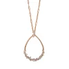 Roos 1835 Jackie Collection hanger roségoud met diamant 1,00crt.