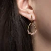Roos 1835 Jackie roségouden oorhangers diamant 156E60R18