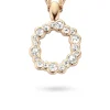 Roos 1835 Marie Collection hanger roségoud met diamant 0,76crt.