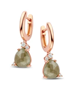 Roos Ice Diamond oorsieraad met diamant 3,10crt. 166EA310R18 + Luxe Cadeau