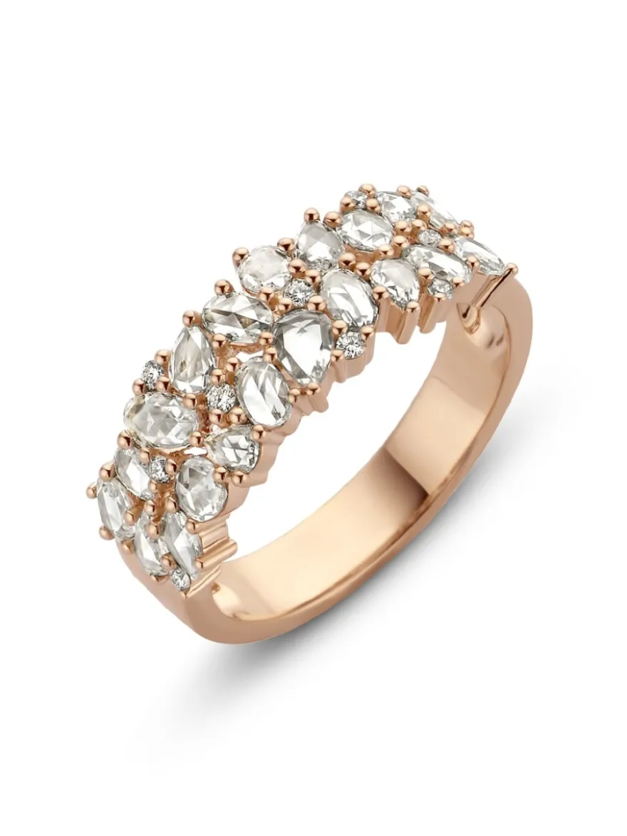 Roos Jackie Collection roségouden ring met diamant 150AR116 + Luxe Cadeau