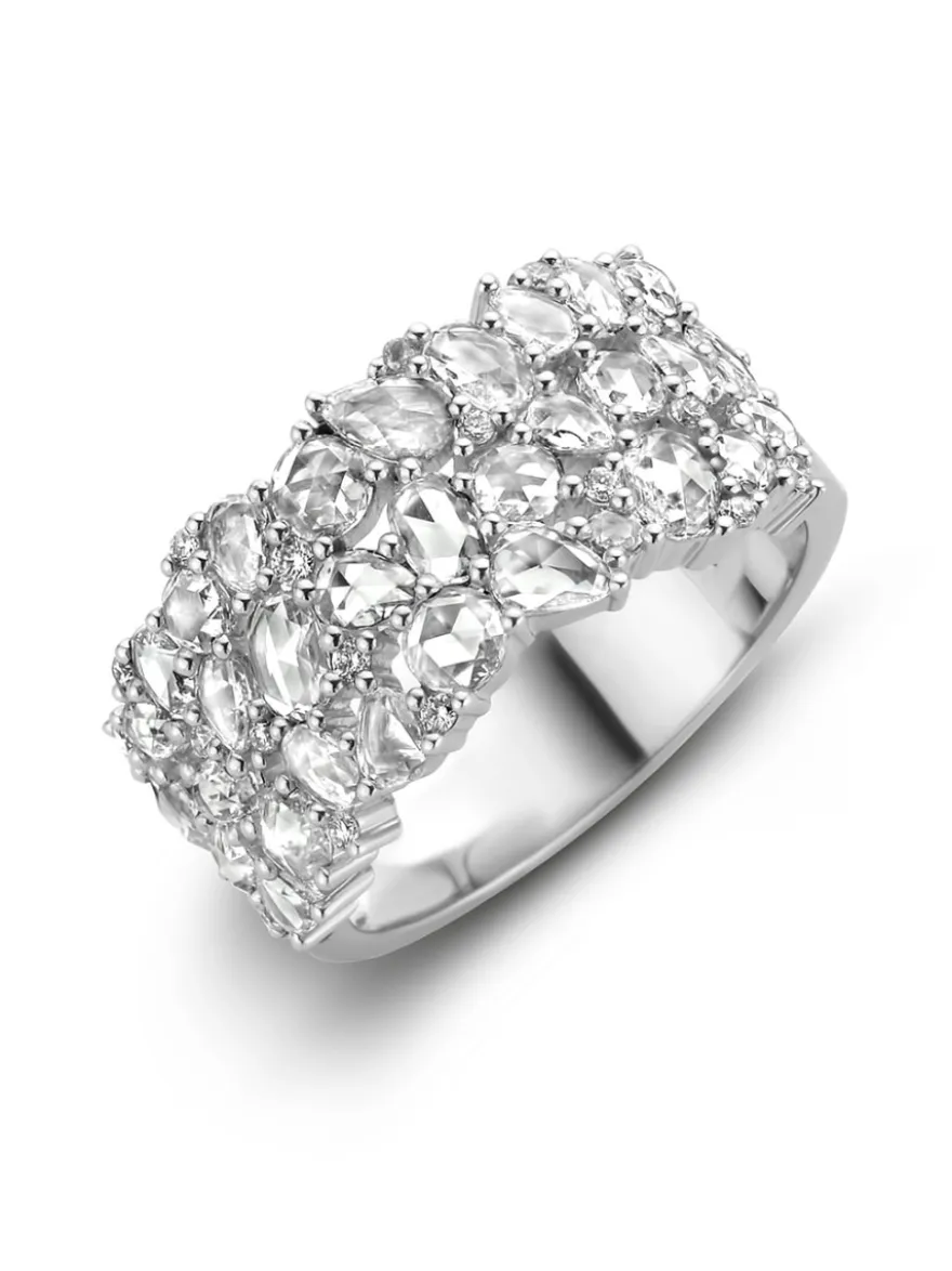 Roos Jackie Collection witgouden ring met diamant 150BR190