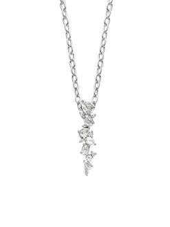 Roos Jackie Collection witgouden hanger met diamant 150P63