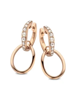 Roos1835 Julie diamanten oorbellen 169E66R18 + Luxe cadeau