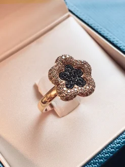 Roos ring bloem 108BR80BRDR18 + Luxe Cadeau